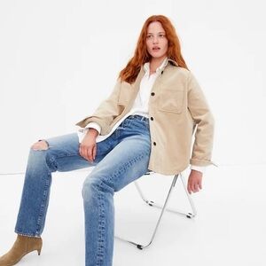 Gap Women - Oversized Corduroy Button Down Size XL